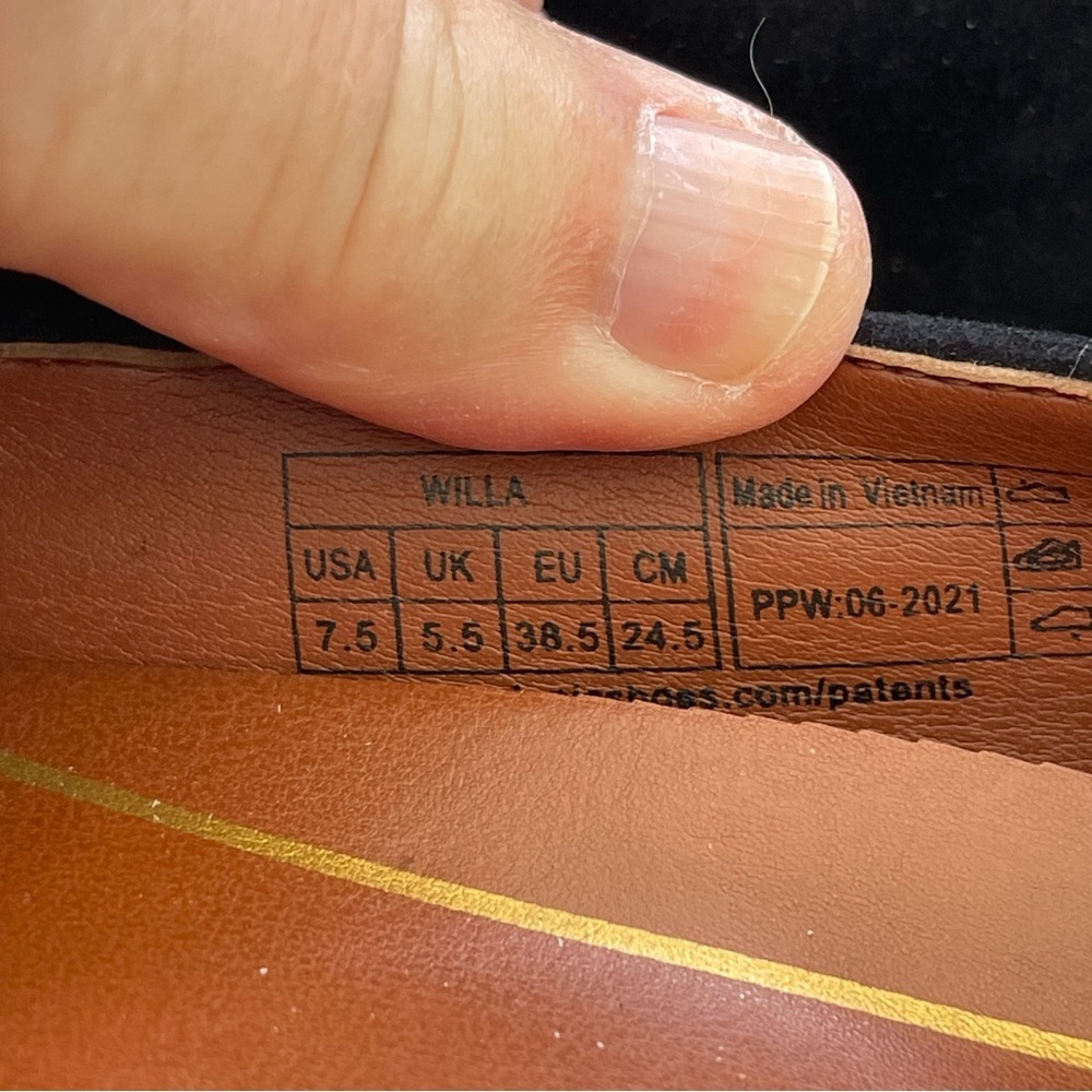 Vionic Willa Black Suede Leather Loafers Womens Size 7.5 - Picture 7 of 8